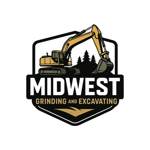 Midwest Grinding and Excavating logo